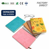 Carnet de composition scolaire en cuir vierge personnalisé, imprimé recto-verso, formats A4, A5, A6, avec reliure cousue, pour sublimation