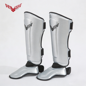 Protège-tibias autocollants ALLFIGHT 2026 en PU multicouche S-XL pour Enfants et Adultes Entraînement MMA - Product Image 5