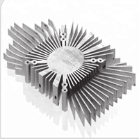 Dissipateur thermique d'extrusion d'aluminium de boîtier anodisé 6063 personnalisé dissipateur thermique d'extrusion d'aluminium de fraisage CNC