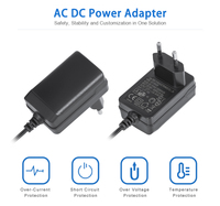 Adaptateur secteur 24V 1A 24W, prise EU, alimentation à découpage murale, certifié CE GS pour bande LED, caméra CCTV, maison intelligente, OEM