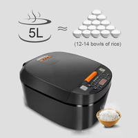 Autocuiseur Électrique 5L en Forme de Baril, Contrôle Tactile, Contrôle par Application, Garantie Nationale, Usage Domestique, Fonction Paddle et Ébullition à Sec