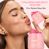Traitement de la peau de verre radieuse et raffermissante à la marque privée, collagène hydrolysé, booster d'élasticité, crème de gelée de collagène coréen