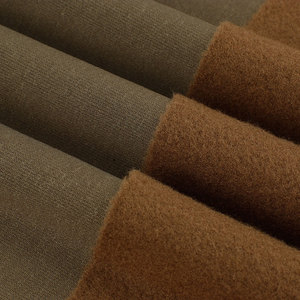 Tricoté en coton polyester tissu 100% polyester doux tissus molletonnés - Product Image 5