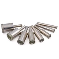 Outils diamantés concaves à grain 100 pour façonnage de perles, sable grossier pour le meulage et le polissage de bijoux, accessoires et équipements pour outils rotatifs