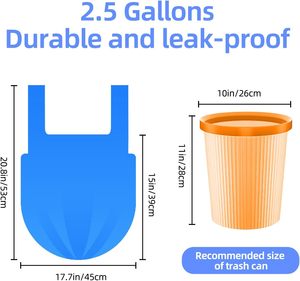 ถุงขยะ HDPE แบบเสื้อยืด ปิดผนึกด้วยความร้อน แข็งแรง ทนทาน ใช้สำหรับใส่ของใช้ในบ้านและเชิงพาณิชย์ - Product Image 3