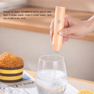 Batidora de Huevos Inalámbrica Recargable, Portátil, de Acero Inoxidable, Mini Batidora Eléctrica para Leche, Espumador de Leche para Café - Product Image 3