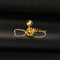 Broche de logo personnalisée en acier inoxydable avec nom broche en métal épingle de sécurité de styliste pour hommes et femmes bijoux personnalisés