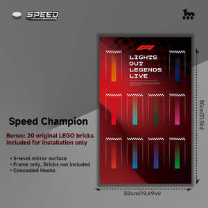 Espositore per Auto da Collezione per Oracle Red Bull Racing RB20 <span class=keywords><strong>F1</strong></span> 42206 Scala <span class=keywords><strong>1</strong></span>:8 in Plastica ABS, 40 Pezzi - Product Image 3