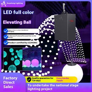 AYALONG DMX512 - Bola de Luz LED con Control DMX512, Luces Móviles de Aluminio para Escenario, <span class=keywords><strong>Discoteca</strong></span>, Ra80, Regulable, Siete Colores, Efecto de Suspensión - Product Image 5