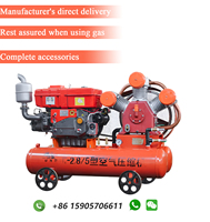 Kaishan Usine Directe 3m3/min Piston Compresseur D'air Portable Diesel Alimenté 220V Mining Diesel Moteur Pompe Lubrifié Air
