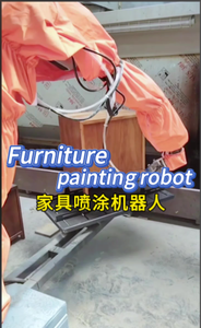 Robot de Pulverización de Pintura para el Procesamiento de Chapa Metálica y Sillas de Escritorio, Venta Directa de Fábrica con el Mejor Servicio Técnico - Product Image 4