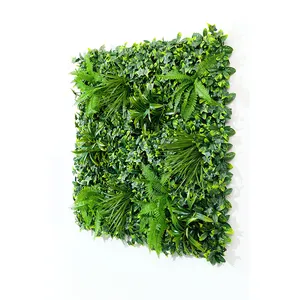 새로운 디자인 홈 정원 장식 DIY 교수형 합성 잔디 울타리 단풍 녹색 벽