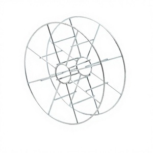 Heavy Load Mild Steel Wire Basket Spool Tray for CO2/MIG <b>Welding</b> Wire 4.0mm Diameter Coil <b>Holder</b> Stable Frame Powder Coated - Product Image 1