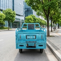 Vélo cargo électrique à trois roues haute capacité avec grande boîte de chargement arrière