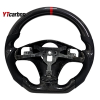 Volant de course personnalisé en fibre de carbone véritable YTcarbon pour Kwid GT RS, accessoires intérieurs de voiture, pièces automobiles