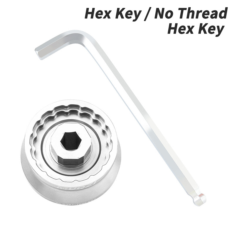 Llave hexagonal/ Sin rosca + Llave hexagonal - Plata