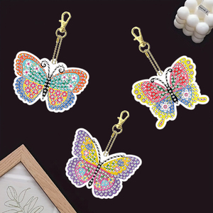 Cooleve Nhà Máy Tùy Chỉnh Kim Cương Bức Tranh Đầy Đủ Vuông Khoan Người Mới Bắt Đầu Kit OEM Odm Tùy Chọn Bướm Hoa Sáng Tạo Cảnh Quan - Product Image 2