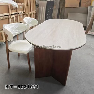 <span class=keywords><strong>Tavolo</strong></span> da Pranzo Rettangolare <span class=keywords><strong>con</strong></span> Piano in Pietra Sinterizzata Nera e <span class=keywords><strong>Gambe</strong></span> in Metallo, 4 Posti, <span class=keywords><strong>con</strong></span> <span class=keywords><strong>Gambe</strong></span> in <span class=keywords><strong>Legno</strong></span> - Product Image 5