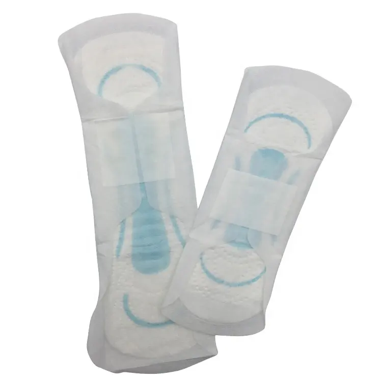 Ultra thin perforated mesh surface topsheet high absorption sanitary pad lady/women sanitary pad