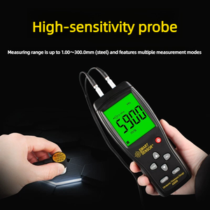 Jauge d'épaisseur ultrasonique numérique intelligente AS840 AS850 AS860 pour le test non destructif des murs métalliques et en acier - Product Image 4