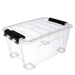 Wholesale household 5l clear stackable plastic storage box