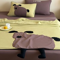 Grande édition – Couette d'été ludique et mignonne style dessin animé Alien pour bébé, en fibres de soie et coton, pour hôtel et usage domestique