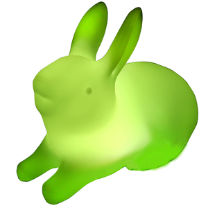 Tabourets lumineux LED en forme de lapin pour la Fête de la Mi-Automne, décoration de lapin en jade en forme de lune pour l'extérieur, la place publique et le jardin - Product Image 3