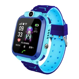 Kids Phone Watch Q12 SOS LBS Positioning Anti-lost Smartwatch Tracker SIM Call IP67 Boys Girls Gift Smart watch for kids q12