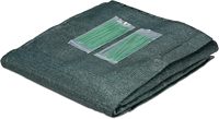 LEMO HM161111 Brise-vue et revêtement de balcon vert en tissu HDPE avec œillets et attaches pour câbles, facilement assemblable, protection d'intimité opaque