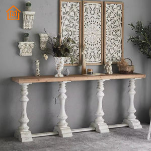 סלון מבא רהיטי עץ אלון רהיטי עץ + מגטופ ברמה גבוהה שולחן בפינה - Product Image 2