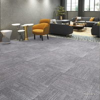 Moquette de luxe de haute qualité au design moderne, en forme de briques carrées, pour bureau, en jacquard