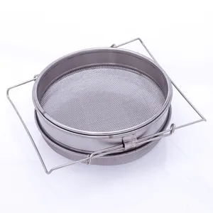 Food grade Stainless Steel Double Layer Honey Strainer / Filter / Sieve