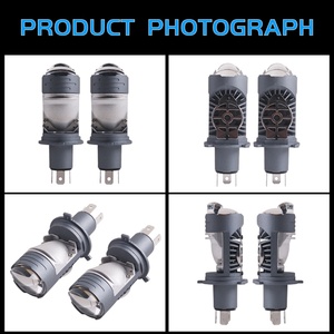 New Matrix 35W 6000K H4 LED Headlight Bulbs <b>Plug</b> & Play Bi-LED Projector Lens Headlight for Motorcycles <b>12V</b> Volta - Product Image 6