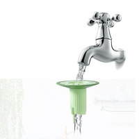 Crépine de Vidange d'Évier et Couvercle de Siphon de Sol Universel Auto-Fermant en PVC, Durable et Anti-Insectes pour Cuisine et Toilettes