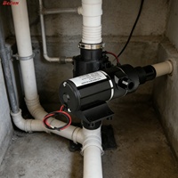 Pompes à eau usée à amorçage automatique à déclenchement rapide DC 12V/24V les plus vendues pour les toilettes à eau usée, les eaux usées, les camping-cars, les bateaux marins