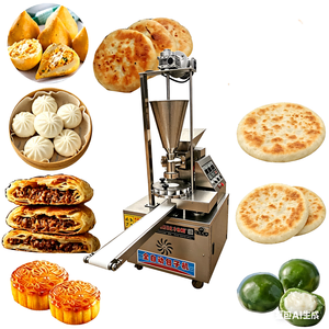 Machine électrique domestique compacte pour la fabrication de kubba, kibbeh, pains farcis cuits à la vapeur et momo, automatique - Product Image 2