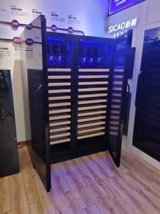Enfriador de Vino Comercial Premium de Gran Capacidad para 300 Botellas, Refrigerador de Doble Zona para Botellero - Product Image 5