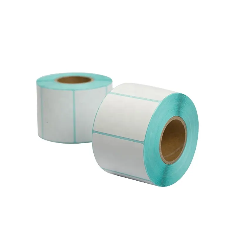 Kinsit 4 "x 6" nastro adesivo adesivo termico impermeabile etichetta di spedizione rotolo di carta rivestito superiore diretta adesivo termico