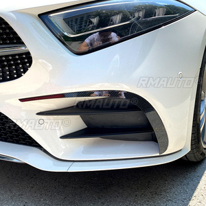 For Mercedes Benz CLS-Class C257 AMG Line 2018-2021 Wind Knife Spoiler Tuning Air Blade Front Side <b>Splitter</b> Car Accessories - Product Image 4