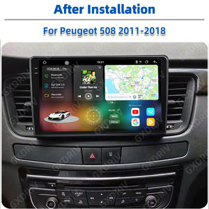 2K <span class=keywords><strong>Android</strong></span> Headunit CarPlay 360 Caméra Écran GPS Navigation Voiture Lecteur DVD Vidéo Voiture Radio Pour Peugeot <span class=keywords><strong>508</strong></span> 2011-2018 - Product Image 2