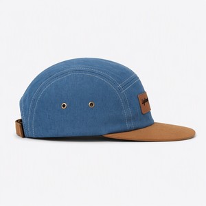 Wholesale Custom Logo Faux Suede 6-Panel Breathable Waterproof Denim Unisex Adjustable Flat Embroidered Luxury <b>Vintage</b> <b>Cap</b> - Product Image 3