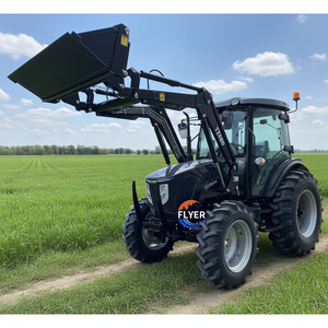 80/90/100HP tracteurs agricoles machines agricoles avec chargeur frontal - Product Image 4