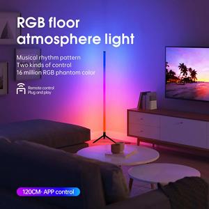 120cm Acrylic RGB <b>LED</b> Floor Lamp <b>Candlestick</b> USB Powered Color Changing for Living Room Bedroom Decor - Product Image 6