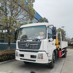 รถบรรทุกตงเฟิงพร้อมเครน ราคาโรงงาน 4x2 รถเครนติดตั้งบนรถบรรทุกแบบแขนยืดไสลด์ได้ - Product Image 6