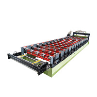 Machine de formage de tôles pour panneaux de toiture métalliques 2025 en promotion, machine de fabrication de tuiles, tuiles de toiture 1200 mm, pompe à moteur