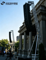 Sistema de Altavoces de Torre Line Array Foresight, Aluminio AL6082-T6, Certificado TUV, Garantía de 2 Años
