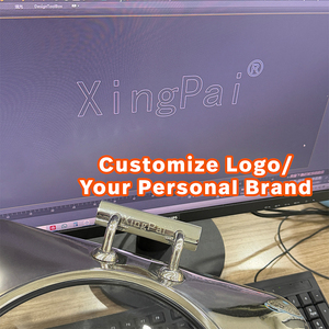 Xingpai phục vụ thiết bị sang trọng thép không gỉ vòng tự chọn thực phẩm ấm hơn vàng chafing món ăn vớ<span class=keywords><strong>i</strong></span> kính nắp - Product Image 5