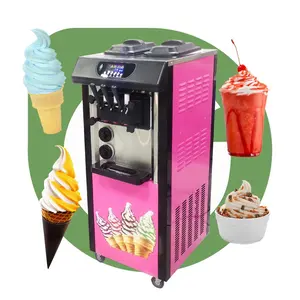 Pompa ad aria commerciale automatica India germania One 6 Flavor Icecream Dispenser Soft Serve Ice Cream Machine a Dubai