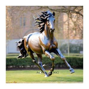 Gran Jardín, Artesanía en Metal, Estatua <span class=keywords><strong>de</strong></span> Caballo, Escultura <span class=keywords><strong>de</strong></span> Pegaso <span class=keywords><strong>de</strong></span> Bronce para Decoración <span class=keywords><strong>de</strong></span> Jardín - Product Image 6