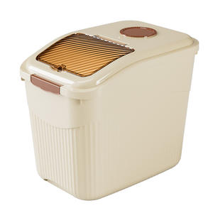 Nuevo Contenedor de Almacenamiento de Arroz <span class=keywords><strong>Bona</strong></span> de Plástico Sostenible para Uso Doméstico, a Prueba de Insectos, a Prueba de Humedad, Sellado, Capacidad de 15 kg, Diseño Moderno Nano - Product Image 5